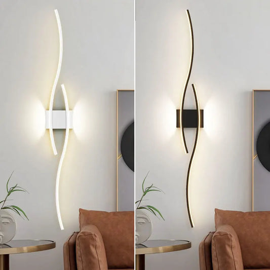 Moderne LED Wandlamp – Sfeerverlichting voor Slaapkamer, Woonkamer & Gang