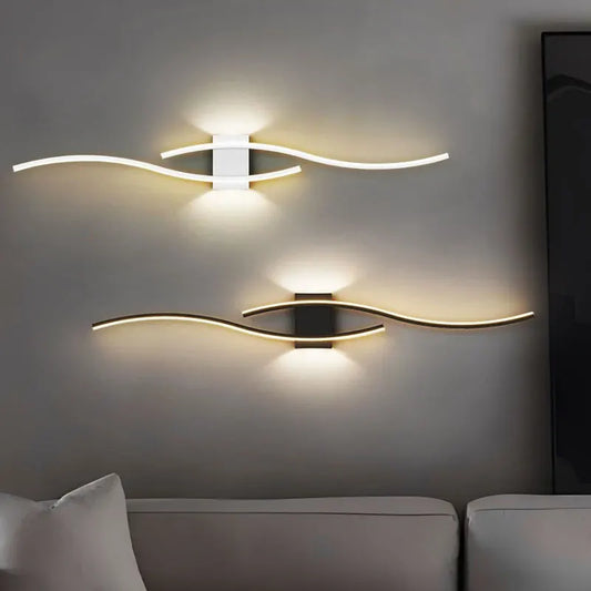 Moderne LED Wandlamp – Sfeerverlichting voor Slaapkamer, Woonkamer & Gang